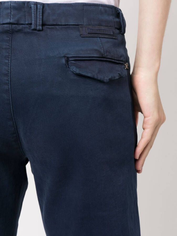 Sartoria Tramarossa Shorts met logoplakkaat Blauw