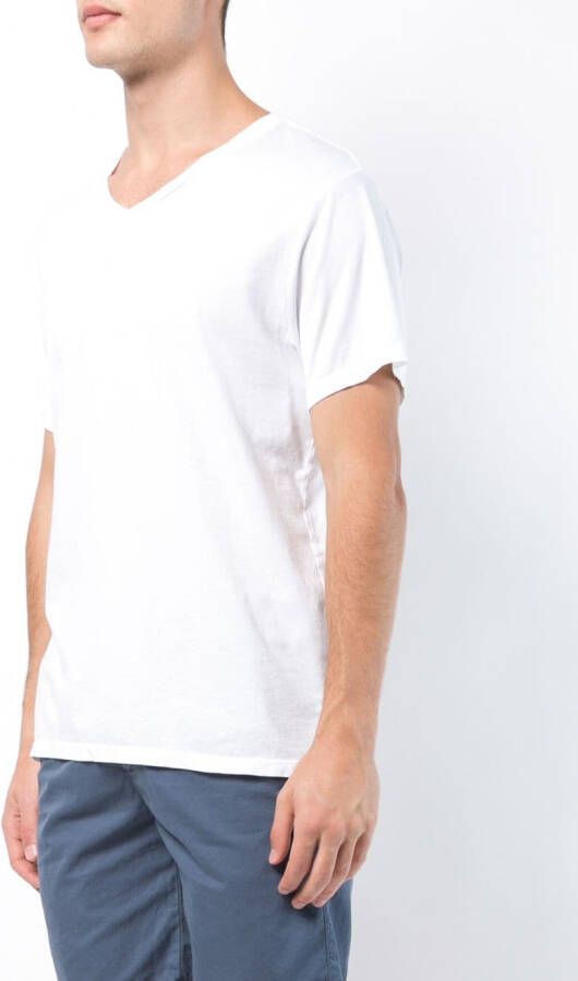 Save Khaki United T-shirt met V-hals Wit