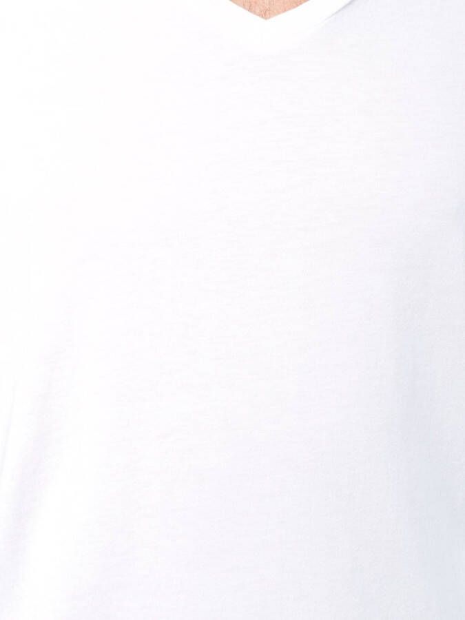 Save Khaki United T-shirt met V-hals Wit