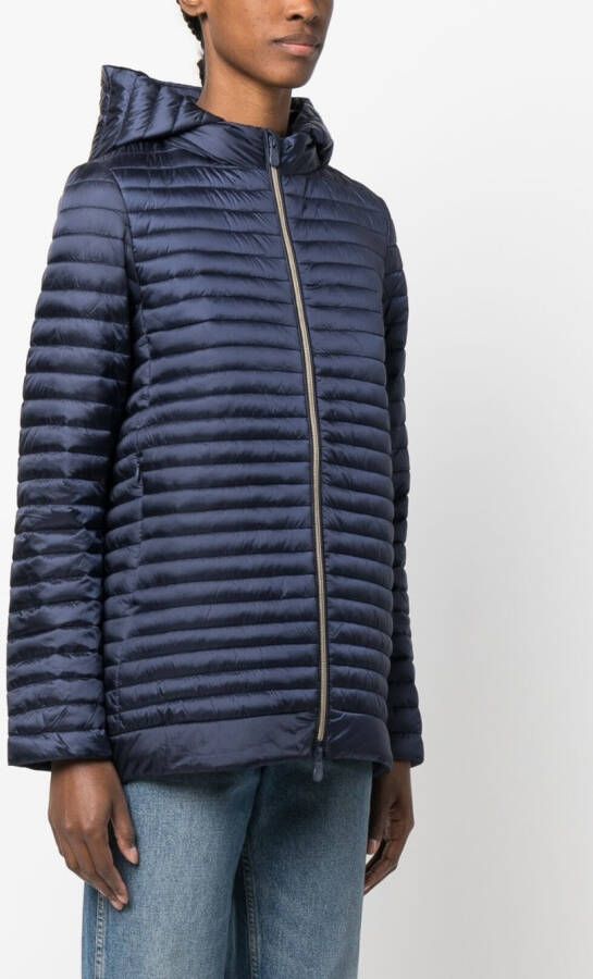 Save The Duck Gewatteerd jack Blauw