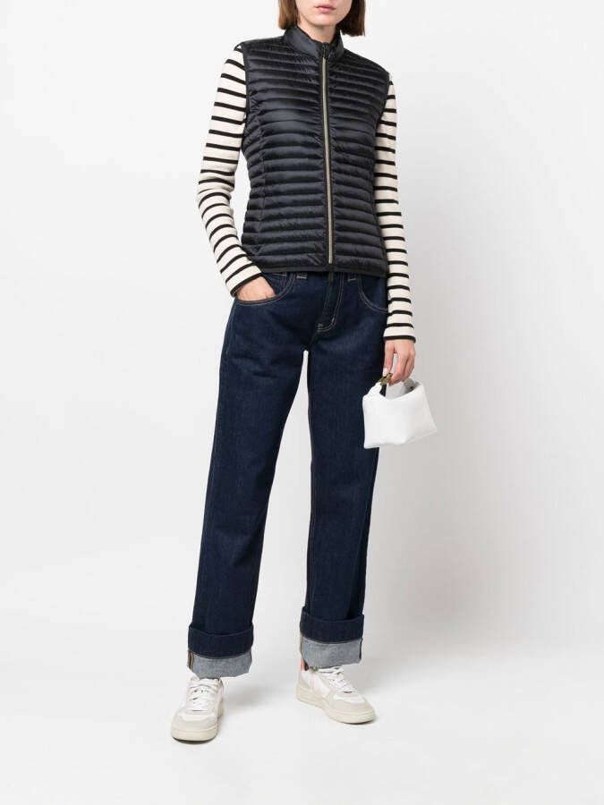 Save The Duck Bodywarmer met rits Zwart