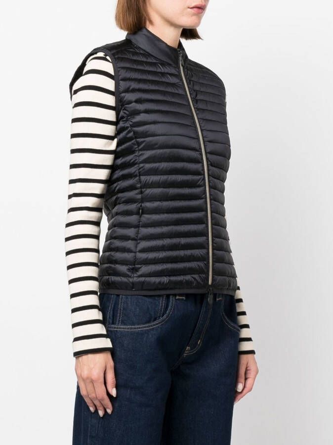 Save The Duck Bodywarmer met rits Zwart
