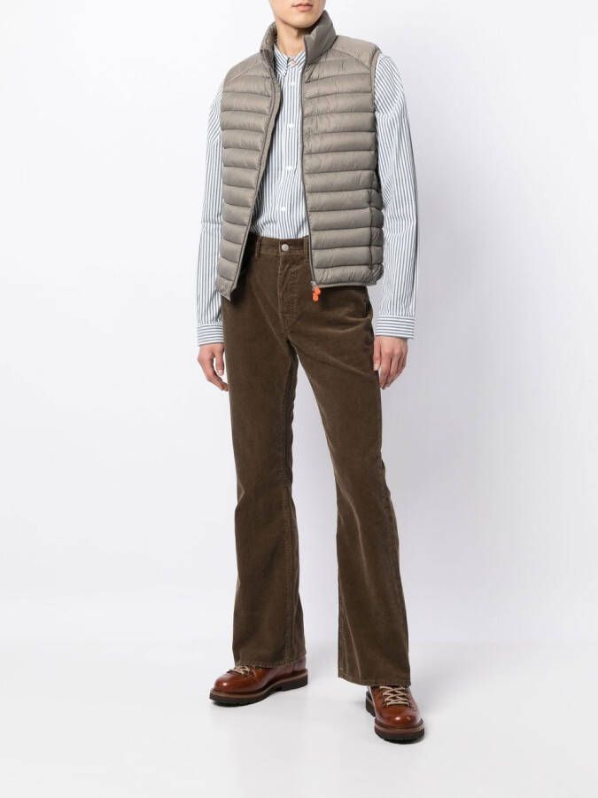 Save The Duck Bodywarmer met rits Bruin
