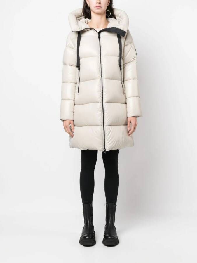 Save The Duck Jas met rits Beige