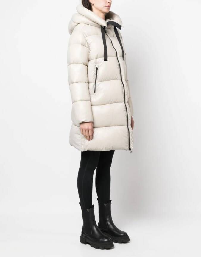 Save The Duck Jas met rits Beige