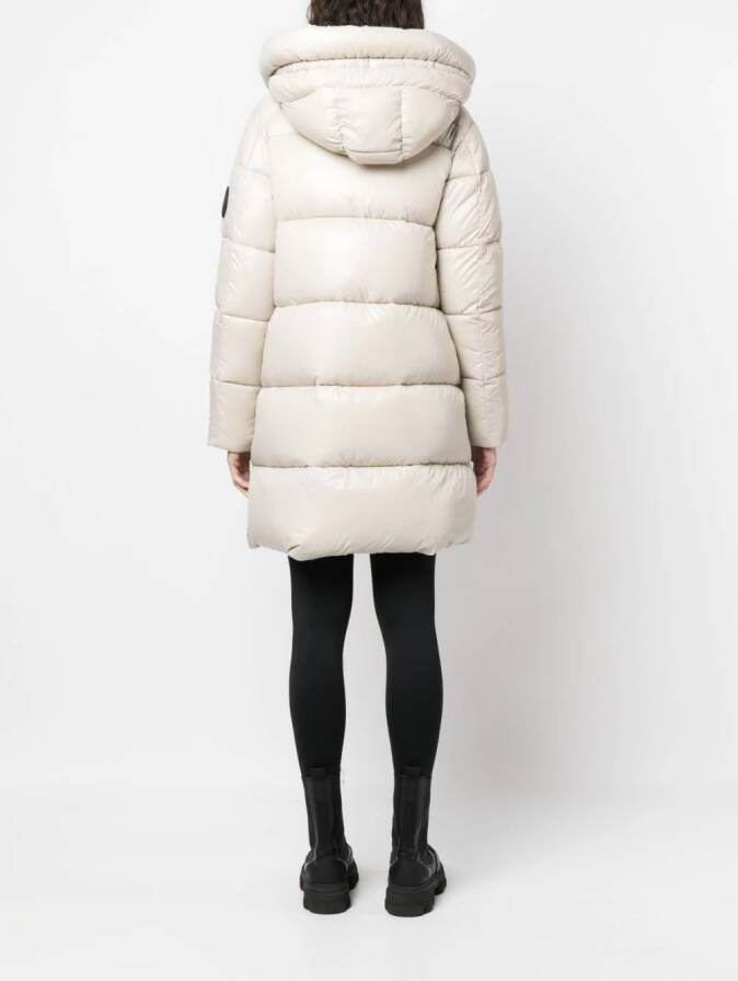 Save The Duck Jas met rits Beige