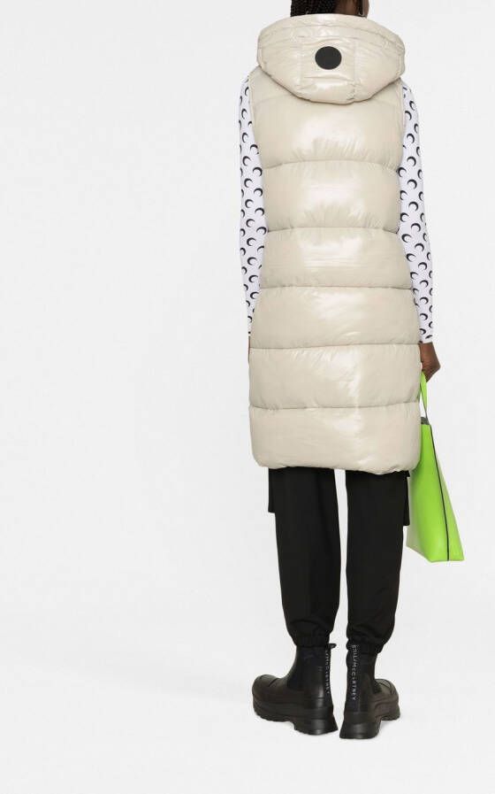 Save The Duck Lange bodywarmer Beige