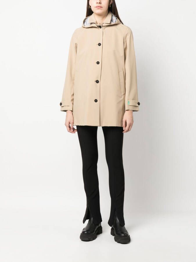 Save The Duck Jas met capuchon Beige