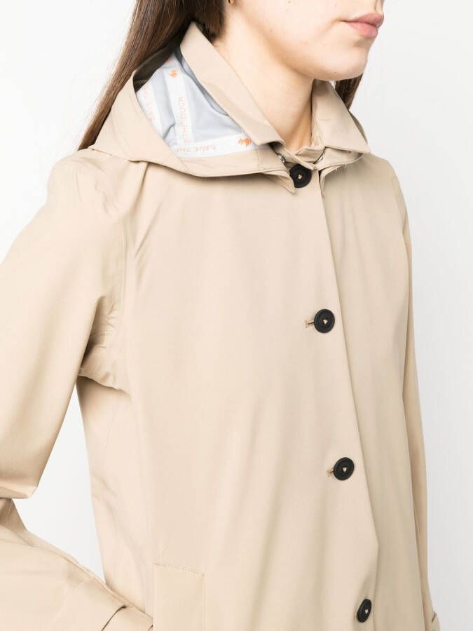 Save The Duck Jas met capuchon Beige