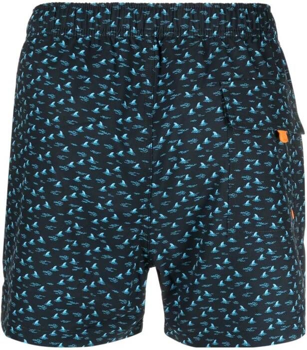 Save The Duck Zwembroek met trekkoord Blauw