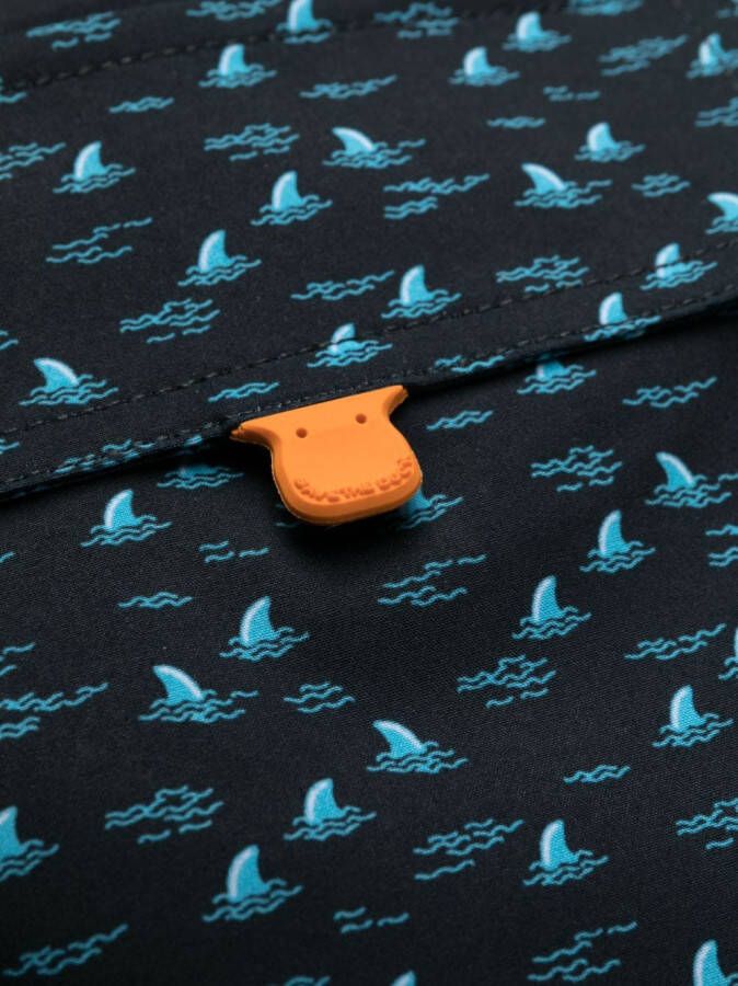 Save The Duck Zwembroek met trekkoord Blauw