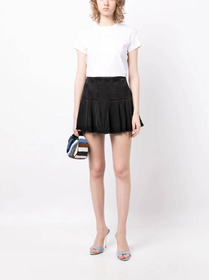 Sea Denim mini-rok Zwart