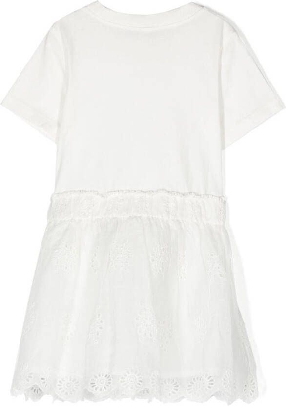Sea Kids Jurk met korte mouwen Beige