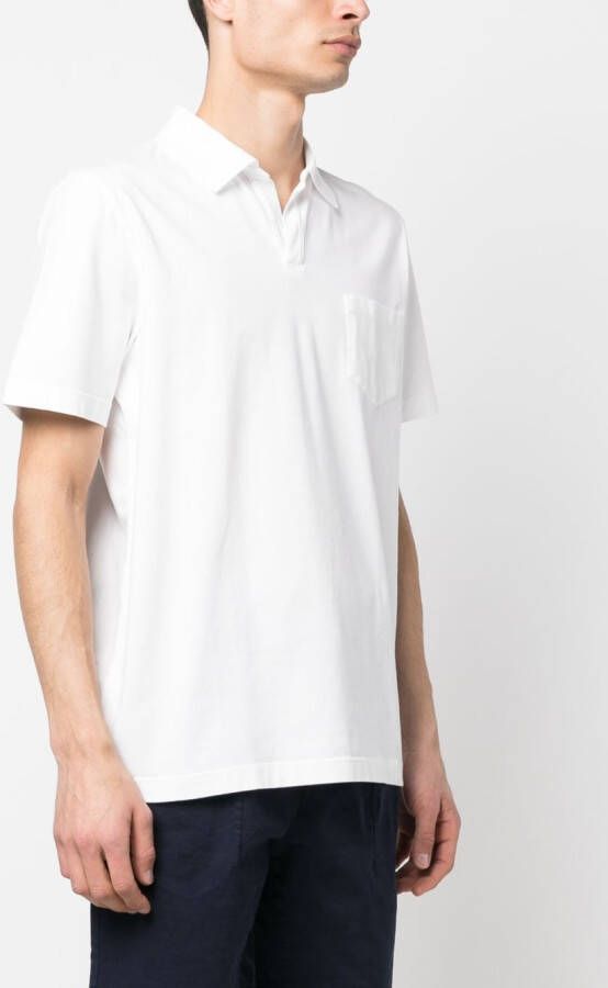 Sease Poloshirt met borstzak Wit