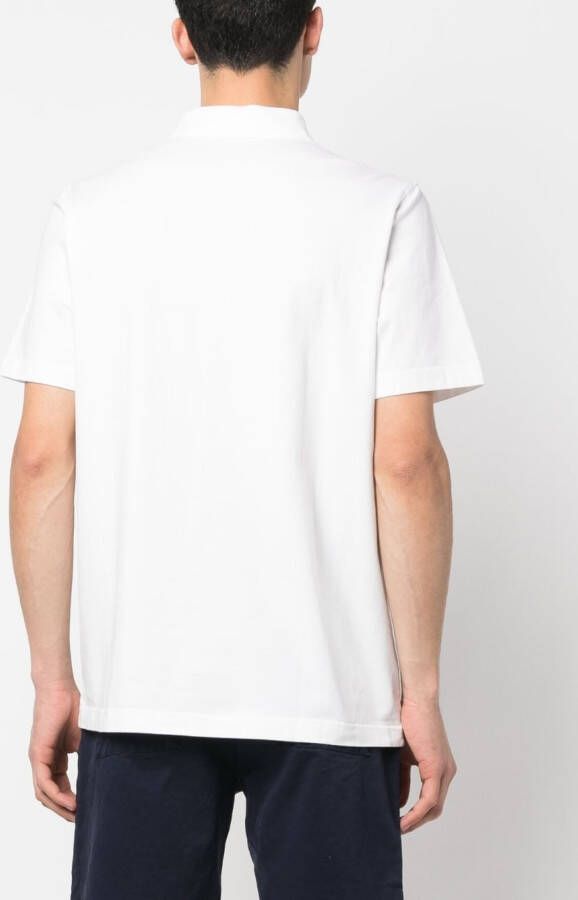 Sease Poloshirt met borstzak Wit