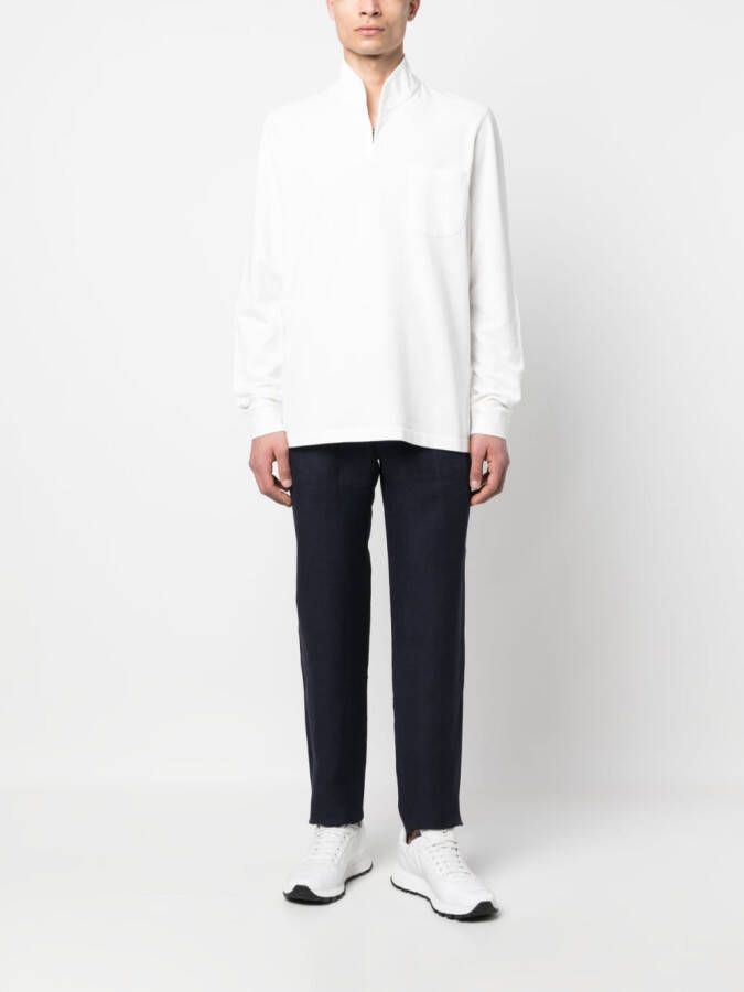 Sease Broek met elastische taille Blauw