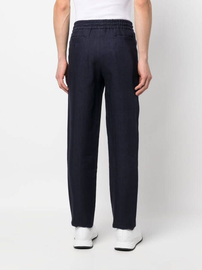 Sease Broek met elastische taille Blauw