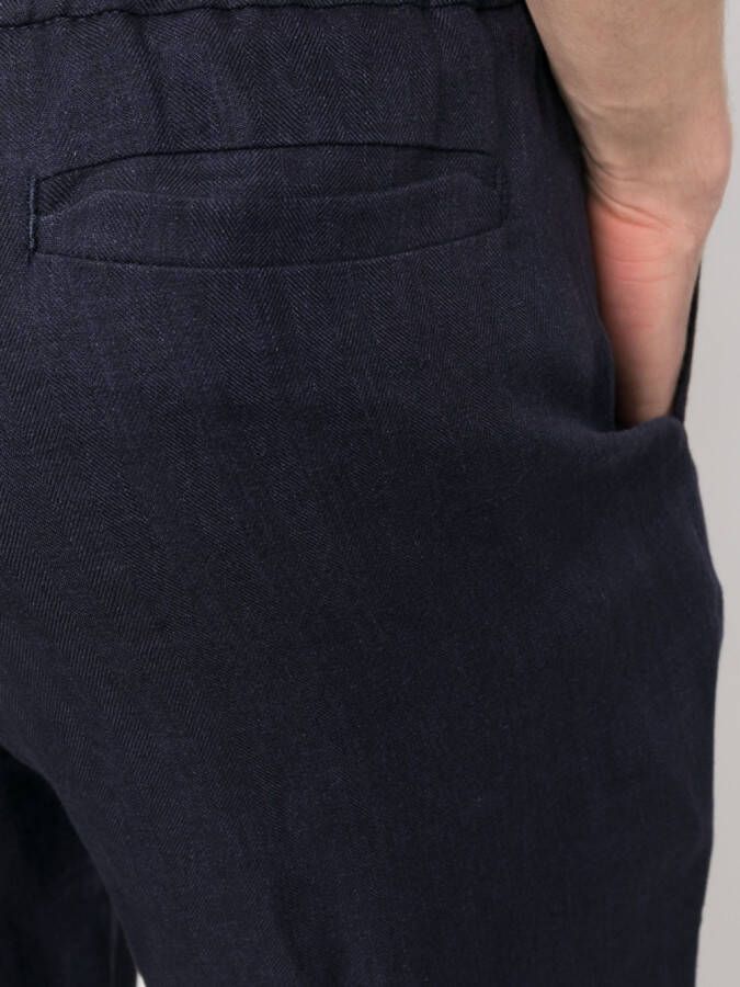 Sease Broek met elastische taille Blauw