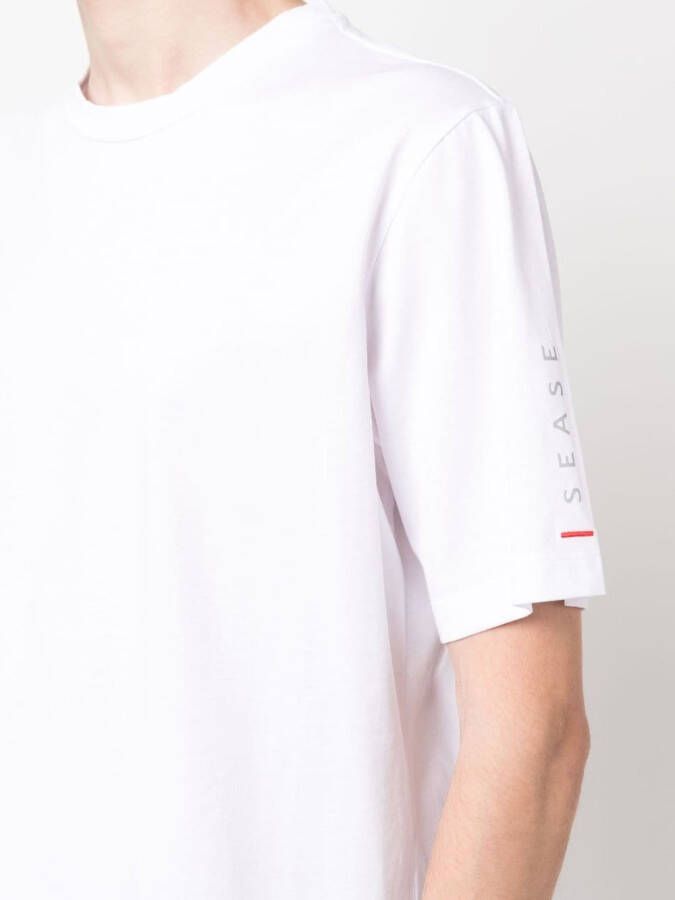 Sease T-shirt met logoprint Wit