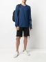 Sease T-shirt met lange mouwen Blauw - Thumbnail 2
