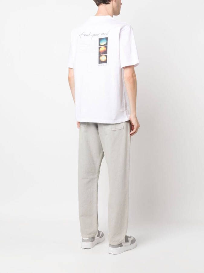 Sease T-shirt met print Wit