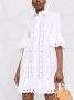 See by Chloé Broderie anglaise blousejurk Wit - Thumbnail 4