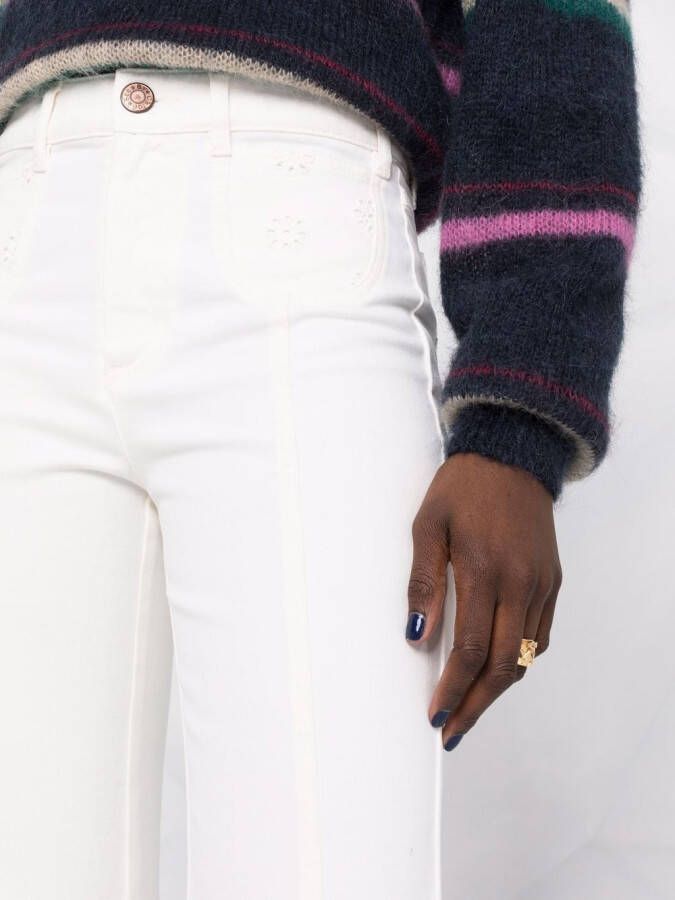 See by Chloé Flared jeans Wit
