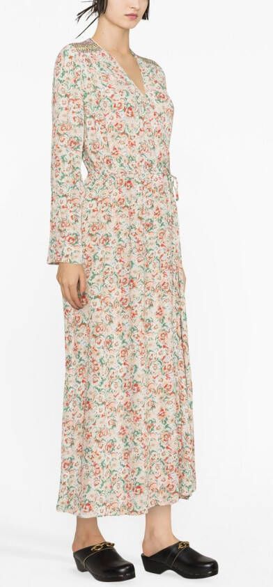 See by Chloé Maxi-jurk met bloemenprint Oranje