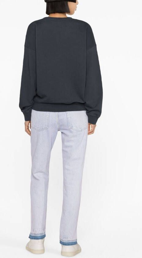 See by Chloé Sweater met logoprint Blauw
