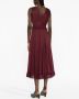 See by Chloé Midi-jurk met V-hals Roze - Thumbnail 3