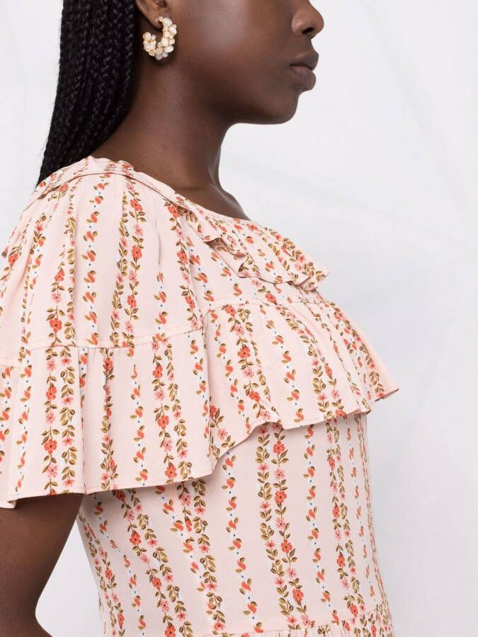 See by Chloé Mini-jurk met bloemenprint Roze