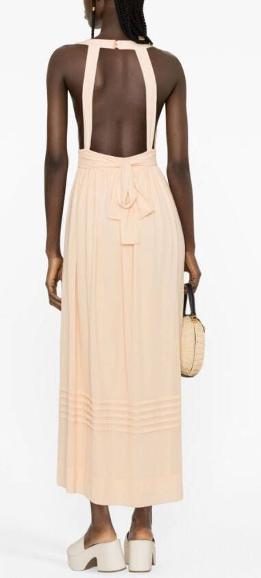 See by Chloé Geplooide jurk Oranje