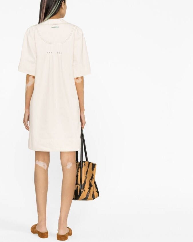 See by Chloé Mini-jurk met borduurwerk Wit