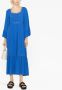 See by Chloé Midi-jurk met vierkante hals Blauw - Thumbnail 2