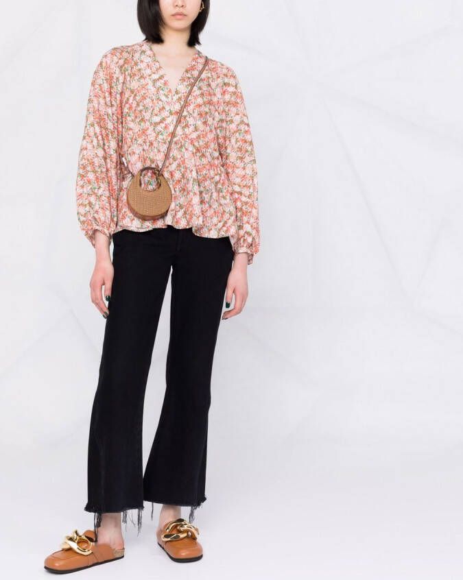 See by Chloé Zijden blouse Rood