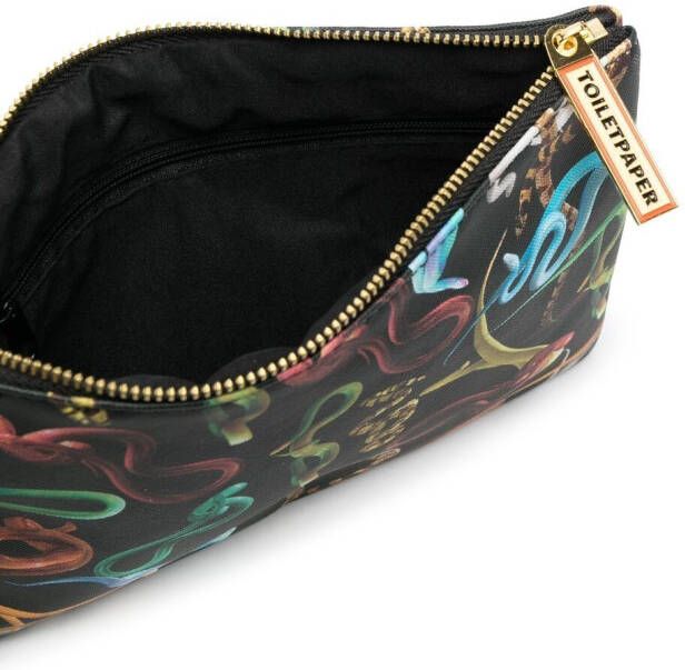 Seletti Toilettas met print Zwart