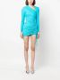 Self-Portrait Asymmetrische mini-jurk Blauw - Thumbnail 2
