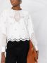 Self-Portrait Blouse met broderie anglaise Wit - Thumbnail 3