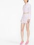 Self-Portrait High waist mini-rok Paars - Thumbnail 3