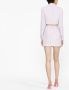 Self-Portrait High waist mini-rok Paars - Thumbnail 4