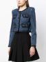 Self-Portrait Denim jack Blauw - Thumbnail 3