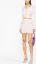 Self-Portrait Rok met gevlochten afwerking Roze - Thumbnail 2