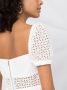 Self-Portrait Broderie anglaise top Wit - Thumbnail 3
