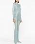 Self-Portrait Broek met pailletten Blauw - Thumbnail 3