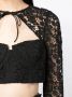 Self-Portrait Cropped top Zwart - Thumbnail 5
