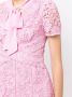 Self-Portrait Midi-jurk met gekruiste details Roze - Thumbnail 5