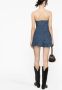 Self-Portrait Denim mini-jurk Blauw - Thumbnail 3