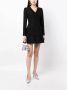 Self-Portrait Mini-jurk met dubbele rij knopen Zwart - Thumbnail 2
