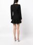 Self-Portrait Mini-jurk met dubbele rij knopen Zwart - Thumbnail 4
