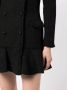 Self-Portrait Mini-jurk met dubbele rij knopen Zwart - Thumbnail 5
